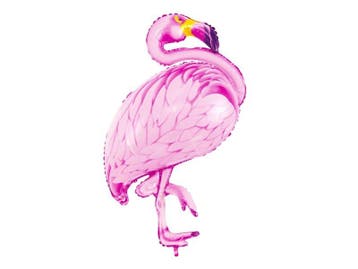 Helium Ballon Flamingo Leeg 95cm, Verzenden, Nieuw
