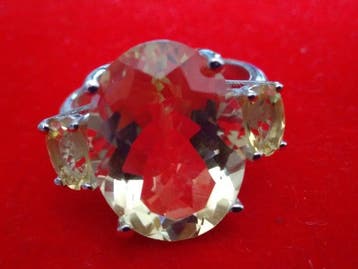 Zonder minimumprijs - Ring Zilver, 9.38 ct Natural