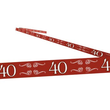 Afzetlint 40 Jarig Jubileum 15m, Verzenden, Nieuw
