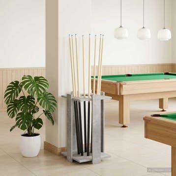 vidaXL Biljartkeu-stand Bewerkt hout 42 x 43 x 60 cm, Sports & Fitness, Billards & Billards américains, Verzenden