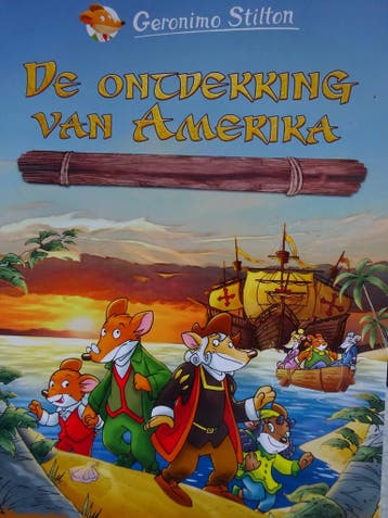 Geronimo Stilton strip - De ontdekking van Amerika, Boeken, Stripverhalen, Verzenden, Gelezen, Geronimo Stilton
