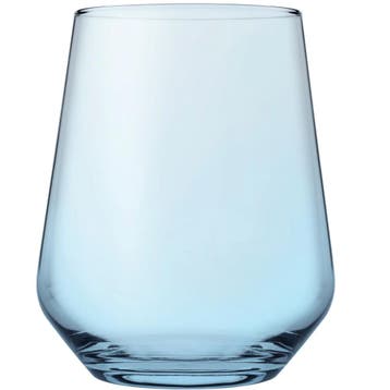Tumblers | ALLEGRA BLUE | Glas | 43.5cl |  6 Stuks |, Verzenden, Nieuw in verpakking