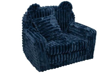 Kinderfauteuil Corduroy Blauw | Nieuw | Scherpe Prijs, Blauw, Nieuw, Ophalen of Verzenden, Eén