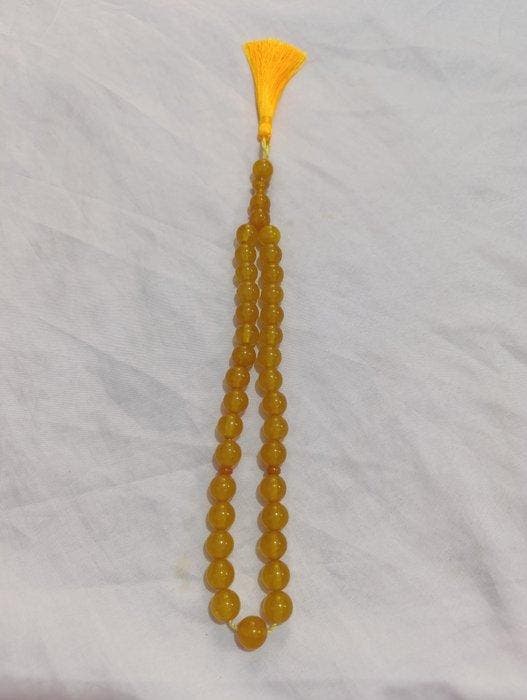 Chapelet - Ambre - 1970-1980 - Chapelet de perles de prière, Antiquités & Art, Curiosités & Brocante