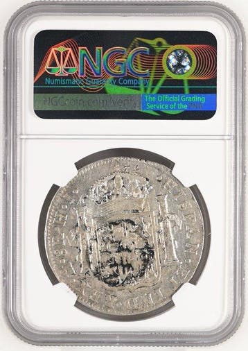 Spanje. Fernando VII. 8 Reales 1811 Mexico (Mo) HJ Resellos