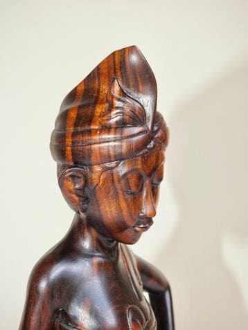 Bali trommel speler - Art Deco stijl - Indonesië
