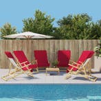 vidaXL Strandhanddoeken 6 st 400 g/m² 60x135 cm stof, Huis en Inrichting, Verzenden, Nieuw