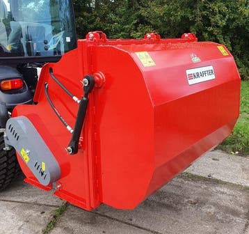 Kraffter klepelmaaier met opvangbak 1.20m