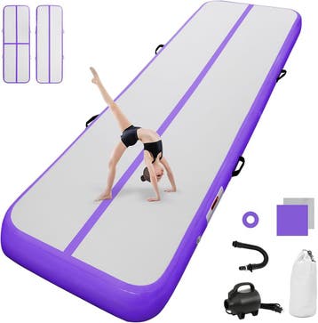 Airtrack turnmat | Tweede kansje | OP = OP, Verzenden, Zo goed als nieuw, Paars, Materiaal