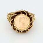 Ring - 18 karaat Geel goud, Handtassen en Accessoires, Ringen, Nieuw