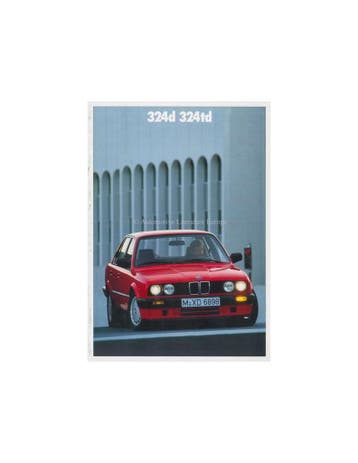 1990 BMW 3 SERIE DIESEL BROCHURE DUITS, Boeken, Ophalen of Verzenden, Nieuw