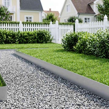 vidaXL Gazonrand 5 m x 25 cm Gegalvaniseerd staal zilver, Verzenden