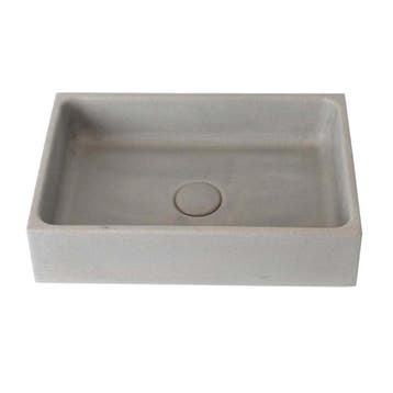 Waskom Ideavit Idea.Sol 41.5x28x10 cm Rechthoek Beton Grijs, Doe-het-zelf en Bouw, Sanitair, Ophalen of Verzenden, Nieuw, Overige typen