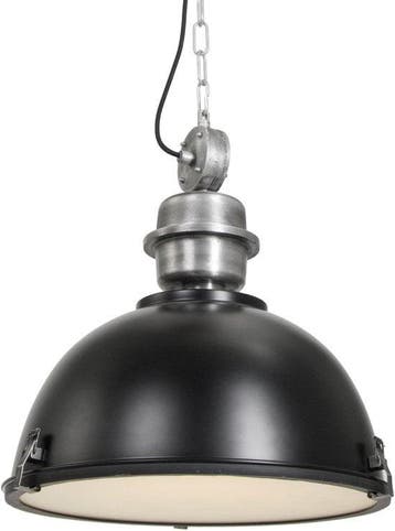 2dekans | Hanglamp Steinhauer Bikkel - Zwart, Ophalen of Verzenden, Nieuw