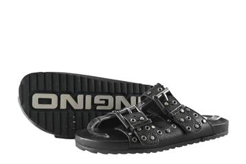 Vingino Slippers Meisjes in maat 33 Beige, Verzenden, Jongen of Meisje, Schoenen, Zo goed als nieuw