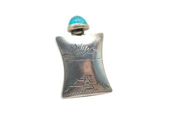 Parfumfles - .925 zilver, Antiek en Kunst, Antiek | Zilver en Goud