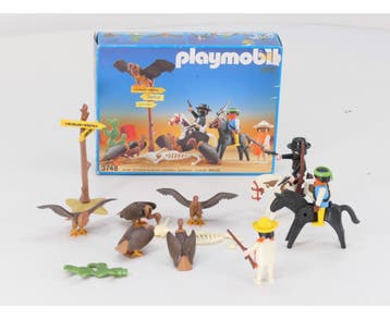 Playmobil 3748 Western: bandieten set OVP #9545, Ophalen of Verzenden, Gebruikt