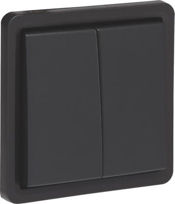 Niko Hydro IP55 Double Interrupteur À Deux Voies 10AX Noir -, Verzenden, Nieuw