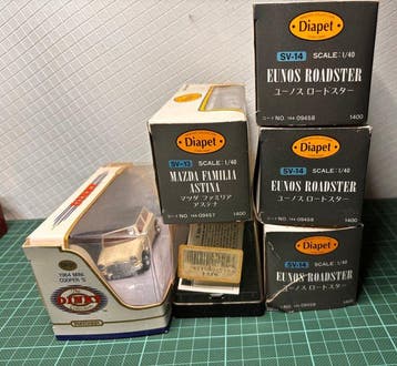 Diapet, Dinky, Solid 1:43 - Modelauto (6) - Mazda MX-5,, Nieuw