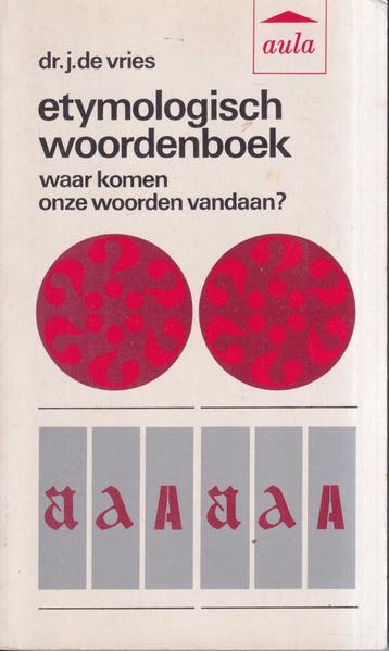 Etymologisch woordenboek 9789027448125 Vries, Boeken, Verzenden, Gelezen, Vries