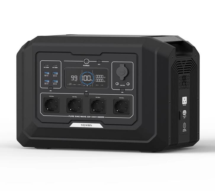 Mobiele Stroomcentrale S1 2000W/1024Wh, Télécoms, Batteries externes, Envoi