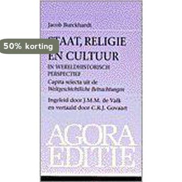 Agora editie Staat, religie en cultuur in wereldhistorisch, Boeken, Verzenden, Gelezen, Jacob Burckhardt