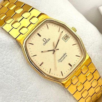 Omega - Seamaster Quartz Date - Zonder minimumprijs -, Bijoux, Sacs & Beauté