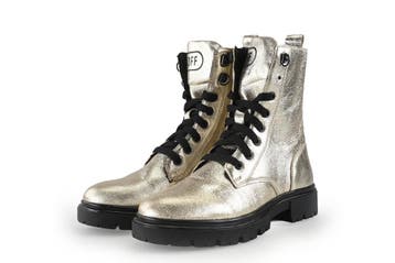 Loff 1881 Veterboots Meisjes in maat 34 Zilver, Verzenden, Schoenen