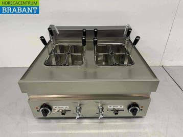 HCB RVS Pastakoker 8 mandjes 2 x 12 liter 650 Serie 400V, Zakelijke goederen, Ophalen of Verzenden, Nieuw in verpakking