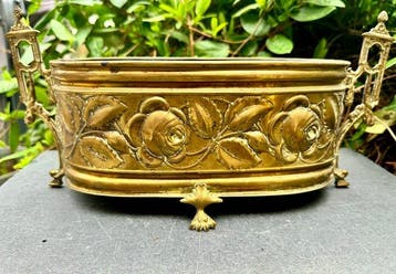 Jardinière - Laiton - Style Art Nouveau