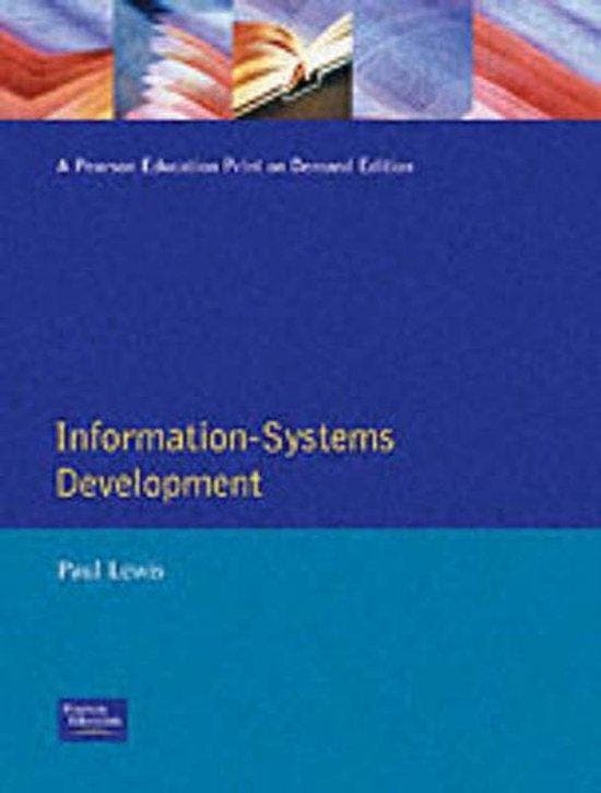 Information Systems Development 9780273031079 Lewis, Livres, Langue | Anglais, Envoi