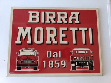 Nummerplaat - Moretti dal 1859 - 1960-1970