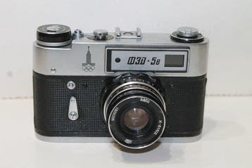 FED -5B + Industar-61 L/D 2.8/53mm | Analoge camera, Nieuw