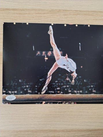 Nadia Comaneci - 10 - Signed in person w/ JSA COA - Foto, Verzamelen, Nieuw