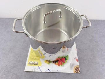 Serafinozani - Kookpan - 24 cm 18/10 roestvrij staal diepe