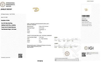 Zonder minimumprijs - Ring - 18 karaat Geel goud - 2.46ct.