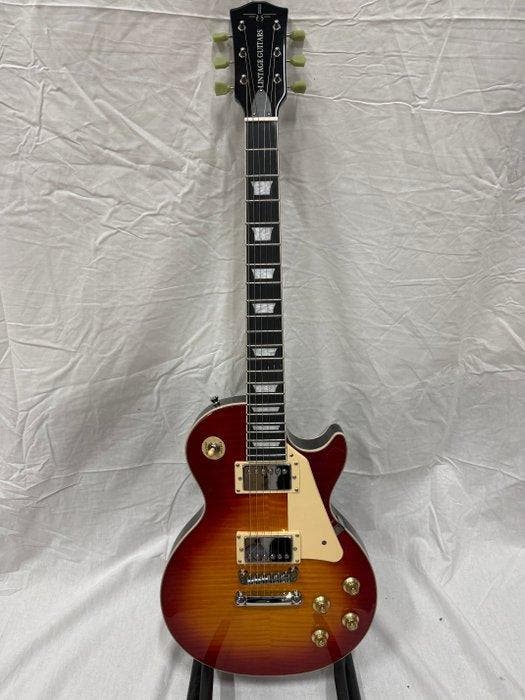 Lintage Guitars - Les Paul (copy)- LPT-101-CSB (Flamed Maple, Muziek en Instrumenten, Snaarinstrumenten | Gitaren | Akoestisch