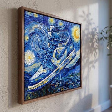 MEDSAN - Starry Night Blue Air Jordan () - UNIQUE