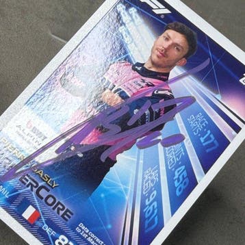 Alpine - Topps 166 Driver Core Gasly signed - Pierre Gasly -, Nieuw