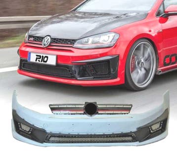 Pare-Chocs Avant Pour Volkswagen Vw Golf 7 12-17 Look R400, Verzenden