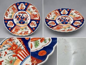 Plateau - Faïence - plat Imari / Arita