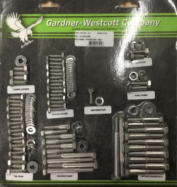 Ford 351 cleveland engine bolt set gepolijst, Ophalen of Verzenden