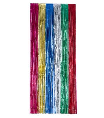 Gekleurd Deurgordijn Folie 2,4m, Verzenden, Nieuw