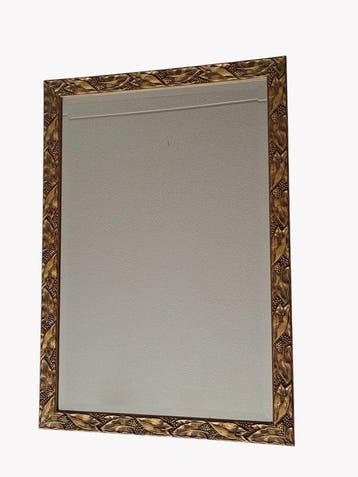 Spiegel - Glas, Verguld Hout