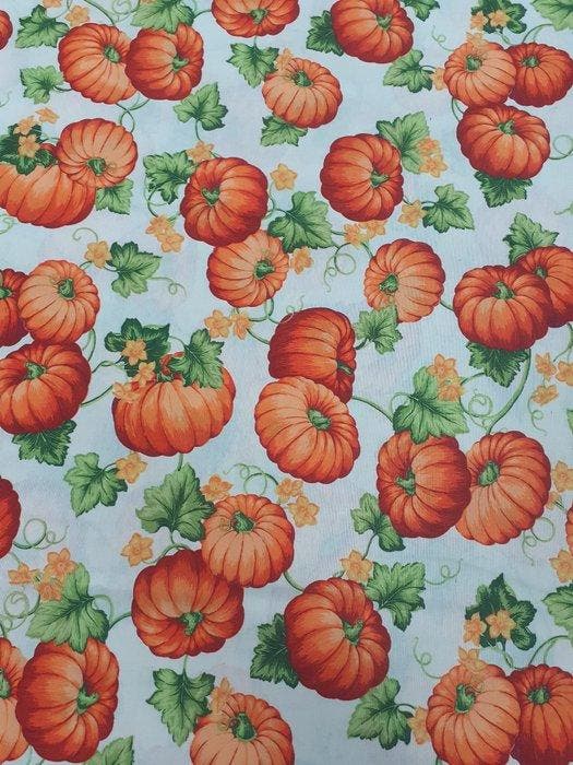 Meubelstof - 5 m - 1.4 m - katoen pompoen, Antiquités & Art, Tapis & Textile