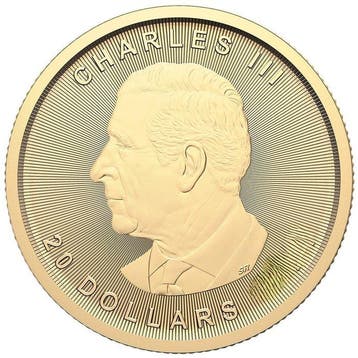 1/2 oz - Goud .999 - Goldmünze Maple Leaf Random Years -