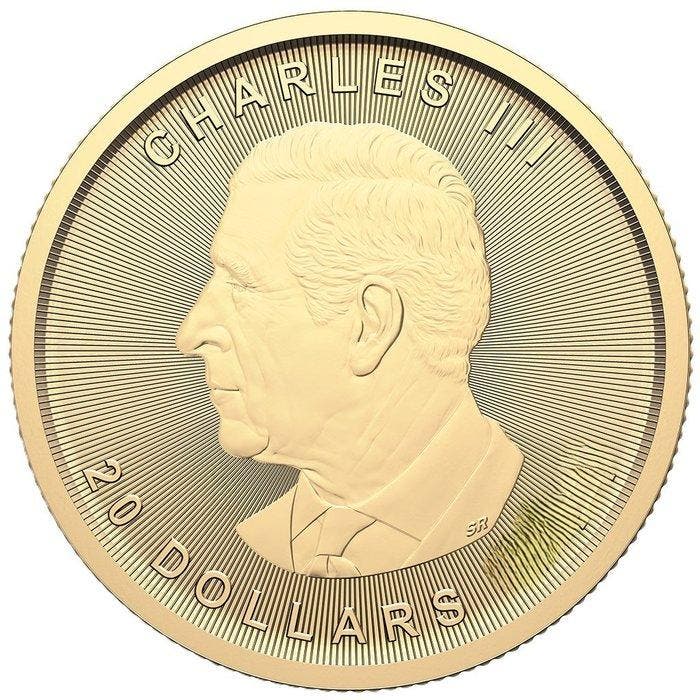 1/2 oz - Goud .999 - Goldmünze Maple Leaf Random Years -, Timbres & Monnaies, Métaux nobles & Lingots