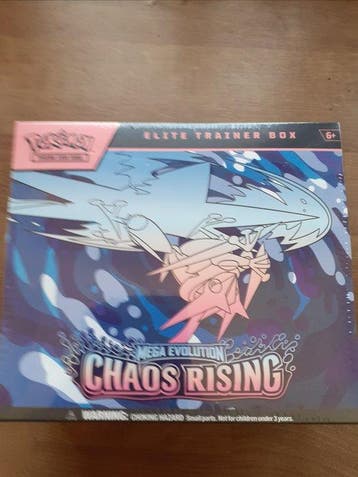 Pokémon - 1 Elite trainer box - Chaos Rising Elite Trainer, Hobby en Vrije tijd, Nieuw