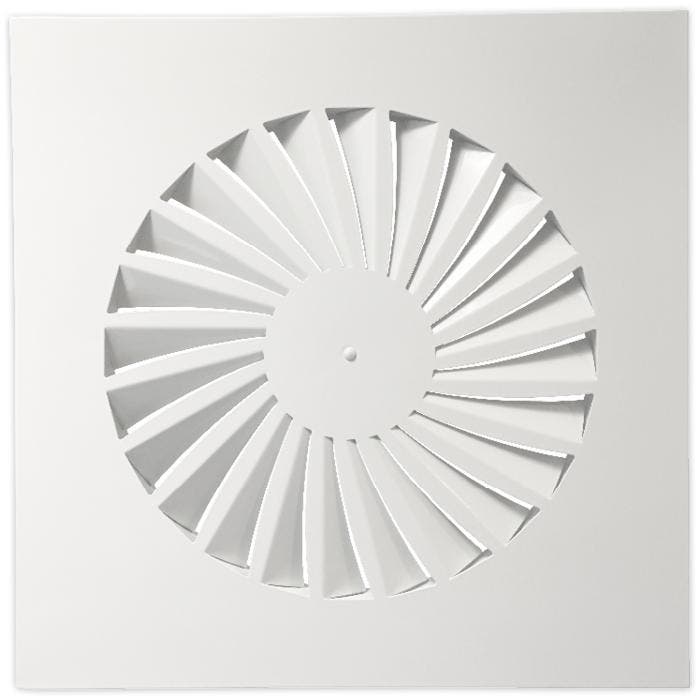 Wervelrooster voor inleg systeemplafond 595 x 595mm, Bricolage & Construction, Ventilation & Extraction, Envoi