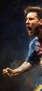 Canvas Fit - Alberto Ricardo - Lionel Messi: El Rugido del